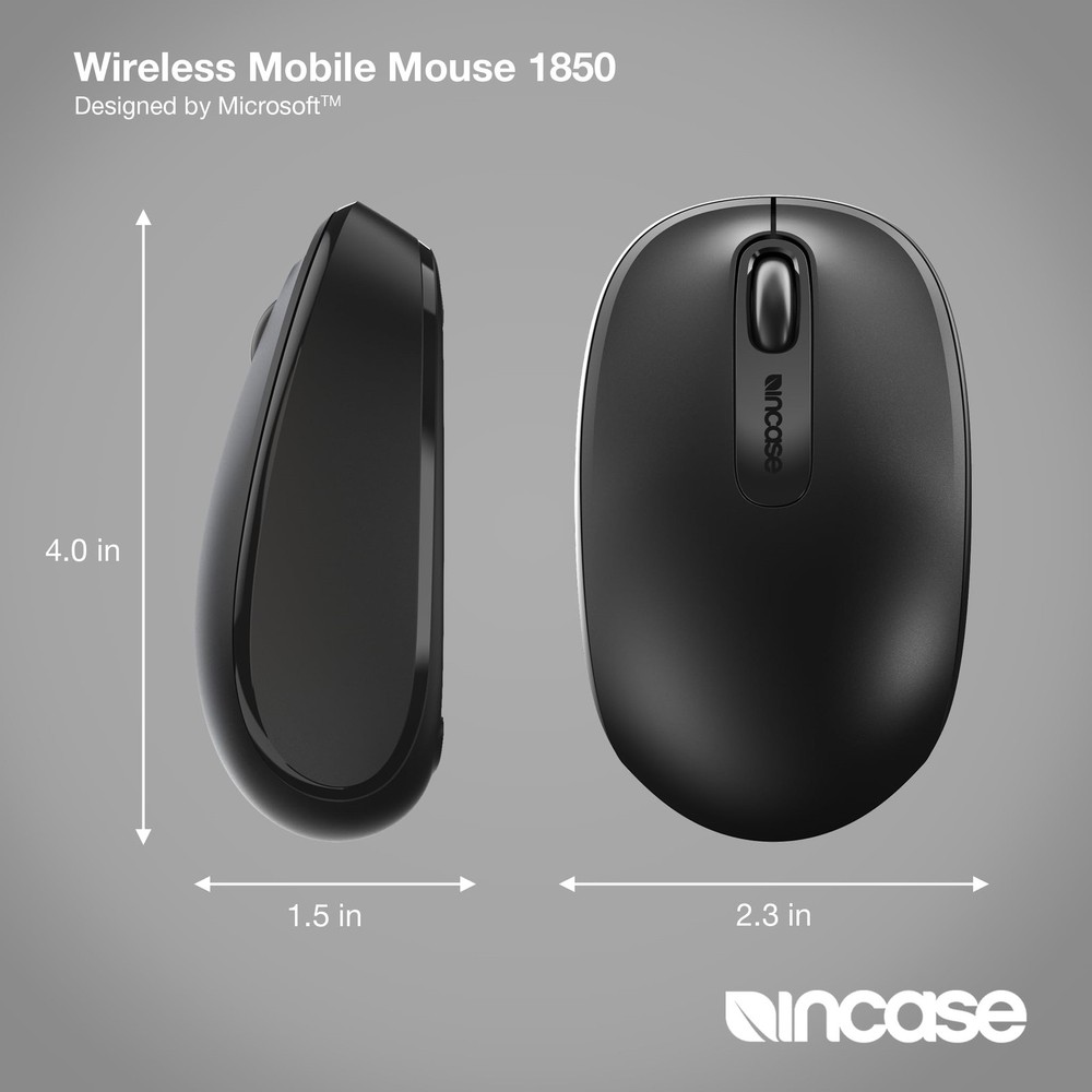 Incase Designed by Microsoft Wireless Mobile Mouse 1850