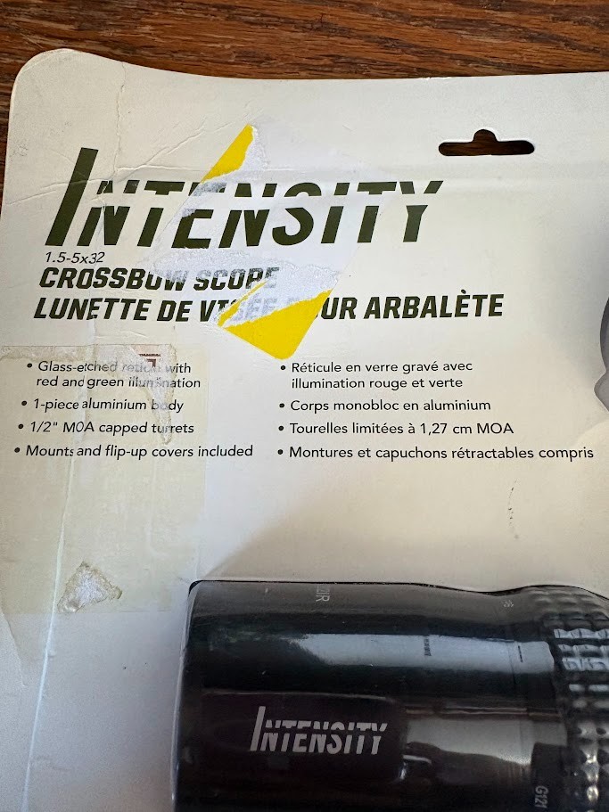 NEW CABELA'S INTENSITY CROSSBOW SCOPE