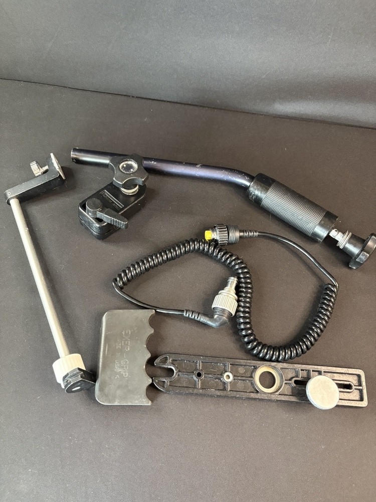 Camera Stabilizer Rig Bundle EXER-GRIP handle + Mounts Arm Brackets Cable Video