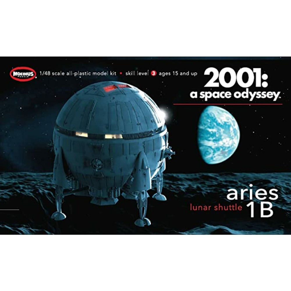 Moebius Models 20017 Aries 1B Lunar Shuttle 1/48