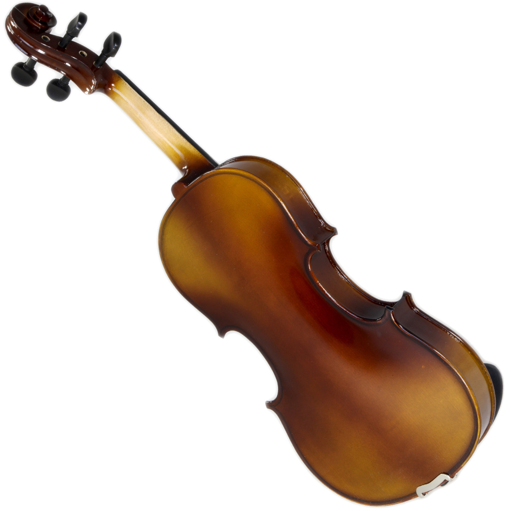 Paititi 1/2 Size Solid Wood Student Violin w Case Bow Rosin String Fingerchart