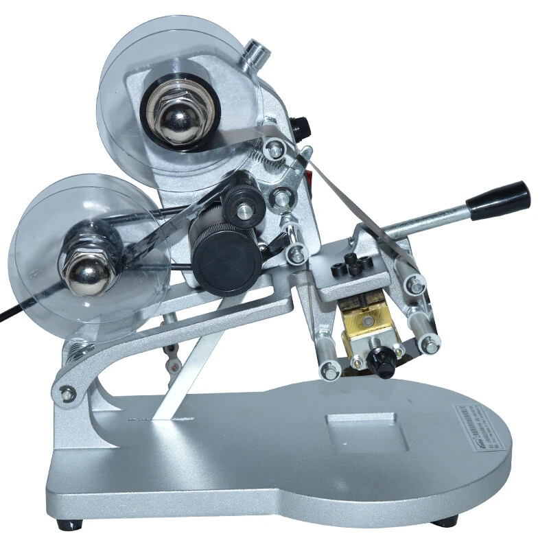DY-8 Manual Ribbon Coding Machine Direct Heat Type Label Production Date