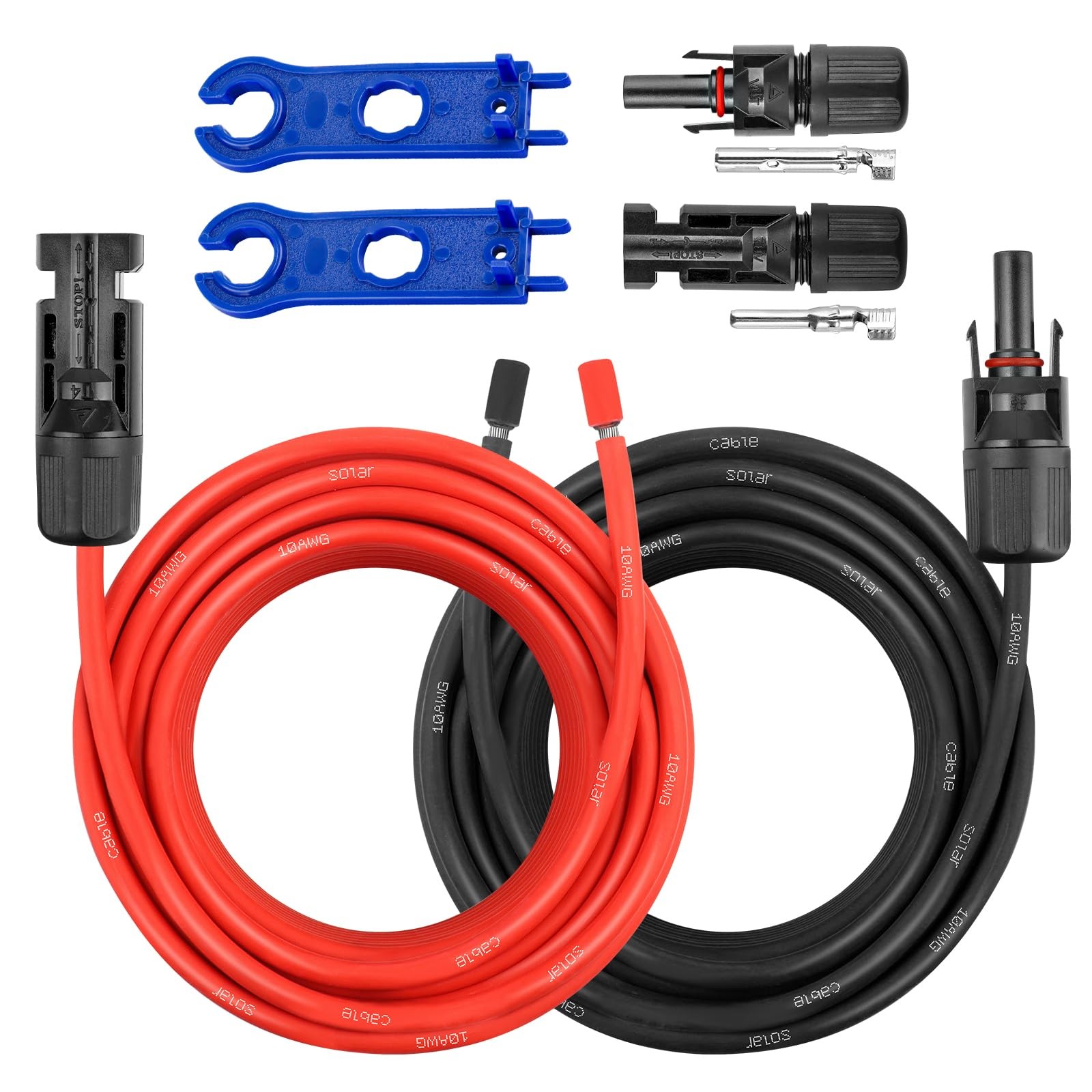 10AWG Solar Extension Panel Cable - 30FT Wire with