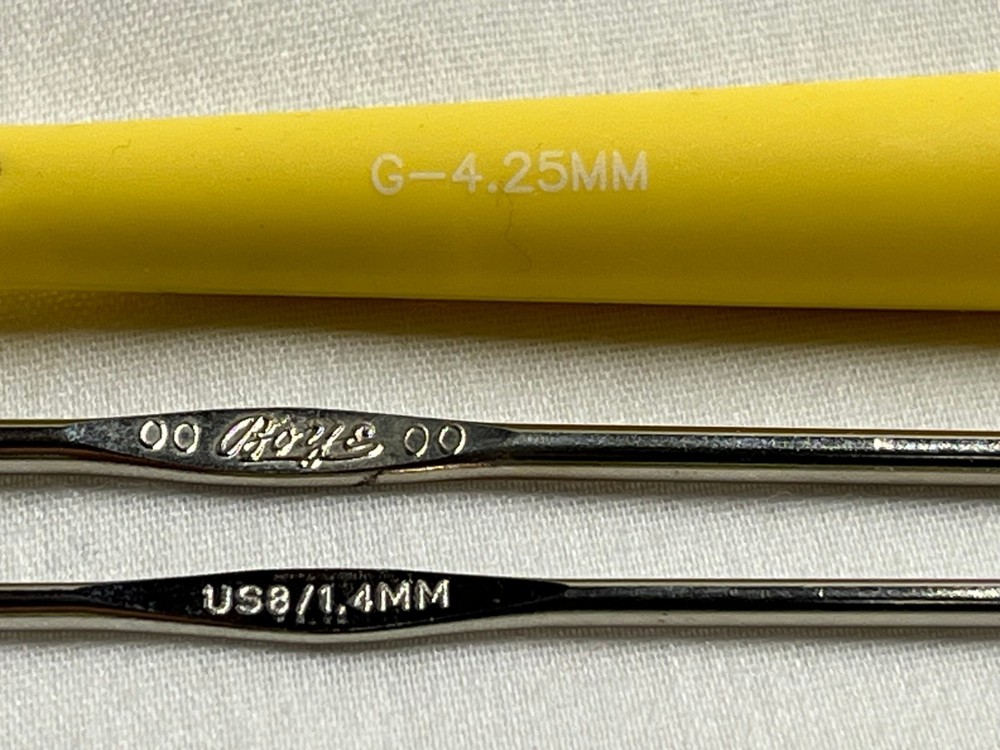 Three Crochet Hooks