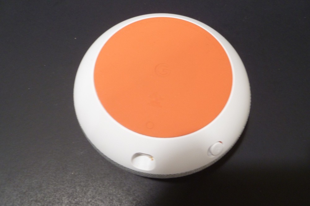 Google Home Mini - Model H0A - 1st Generation White w/ Power Cable - TESTED