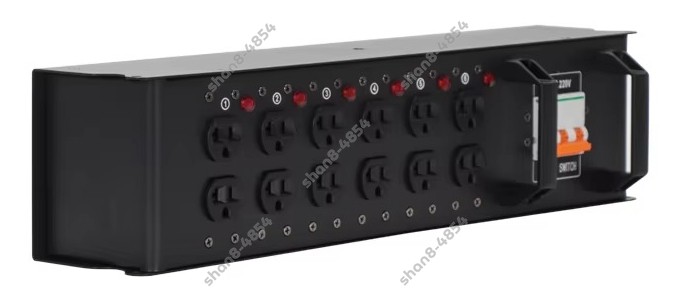 6 Ways US Edison Output L21-30 Input Power Distro Distributor Distribution