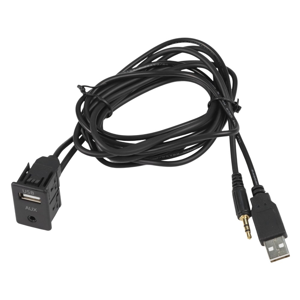 Flush Mount AUX USB Connection for Cars and RVs Easy Installation Solution