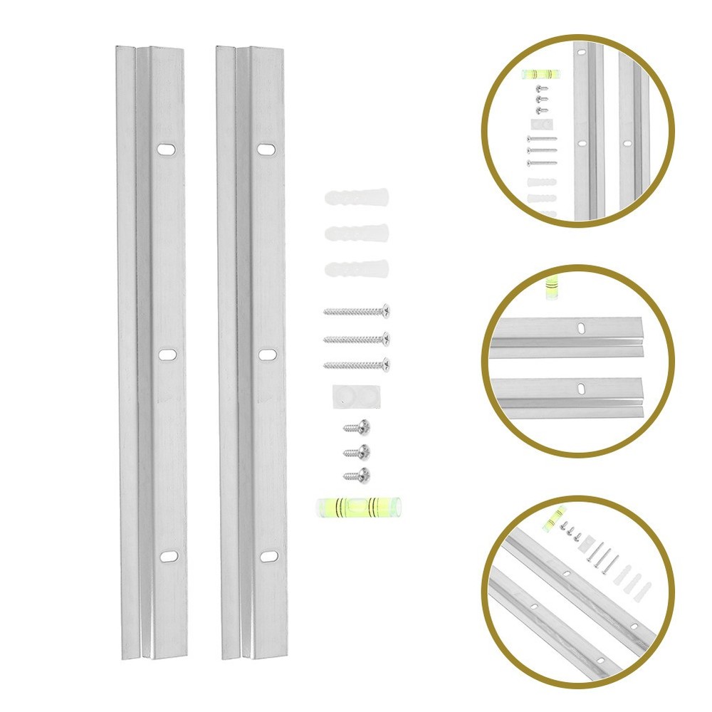 2 Sets Hanging Multiple Pictures Hangers Mirror Mounting Hardware