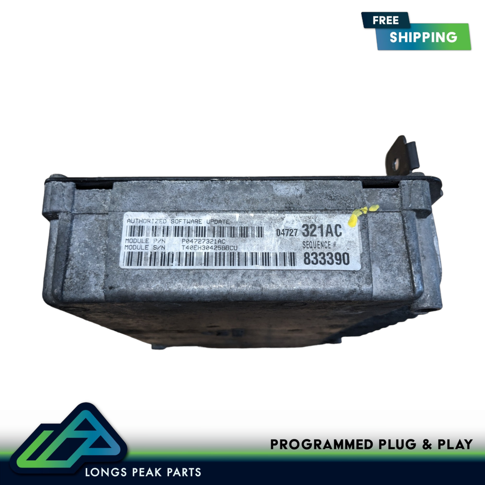 03 Dodge Caravan & Town Country 3.8L VIN PROGRAMMED ECU Engine Module 04727321AC