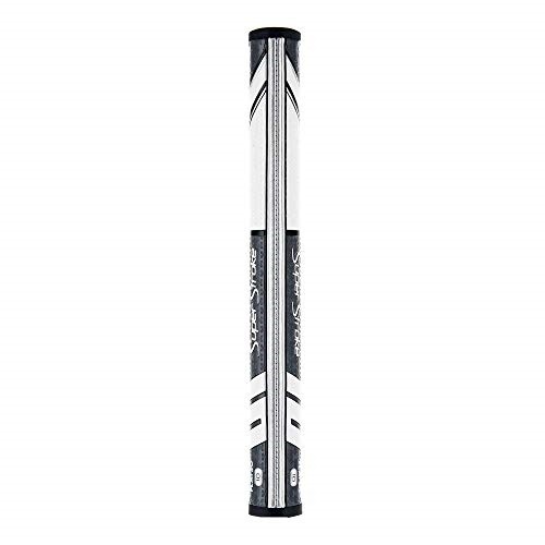 NEW SuperStroke Traxion Flatso 1.0 Putter Grip - Grey/White