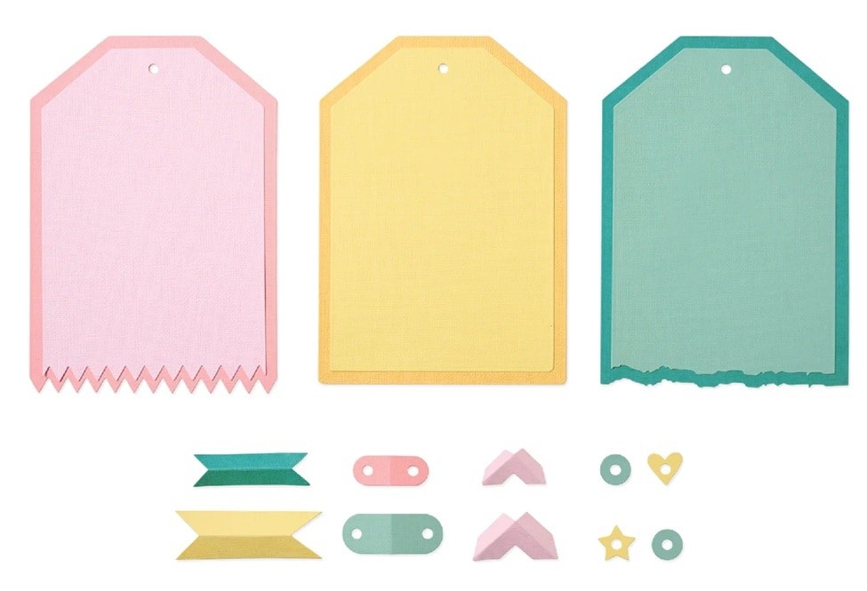 Sizzix Thinlits 666826 Snap & Swap Large Tags (49 and Market)