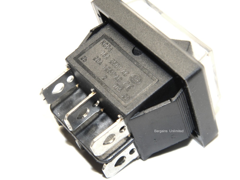 Carpet Cleaning 3-Position Rocker Switch
