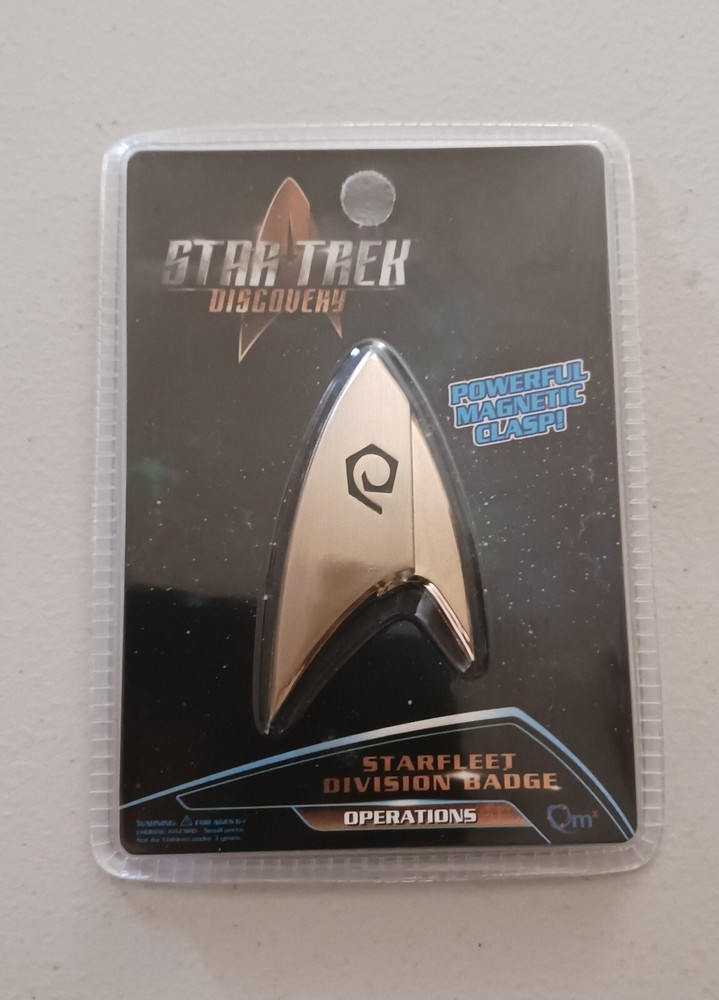 Star Trek: Discovery Engineering Magnetic Cosplay Communicator Badge NIP