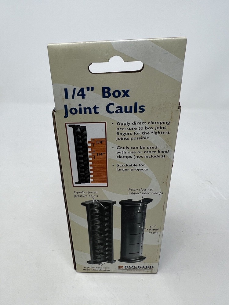 Rockler 1/4" Box Joint Cauls