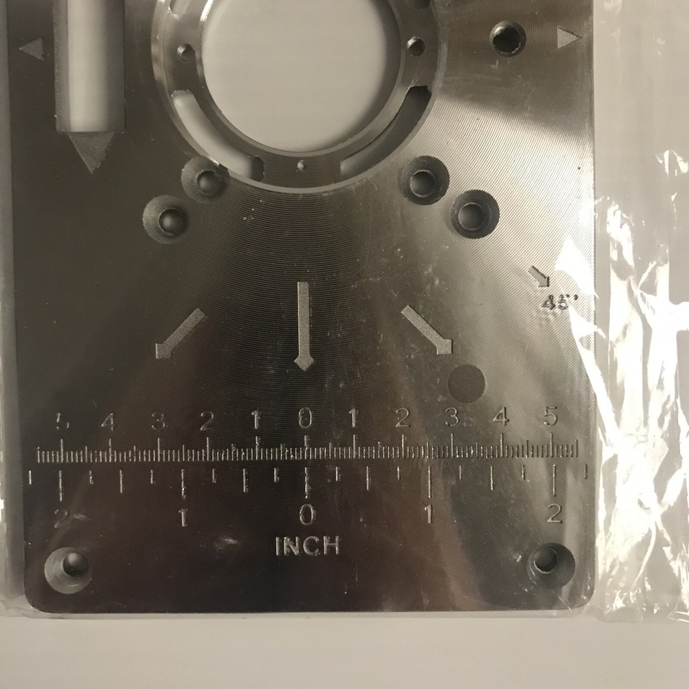 Trimming Machine Flip Board Multi-functional Aluminum Router Table Insert Plate.