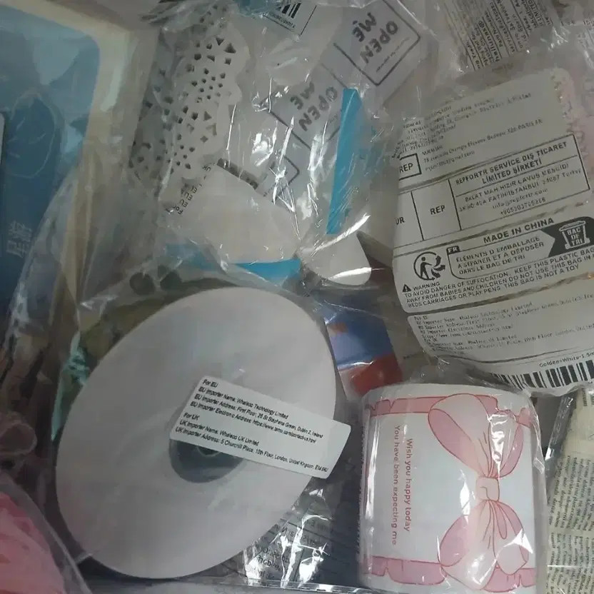 Packaging Supplies Assorted Packaging Tape Stickers & Envelopes Bulk