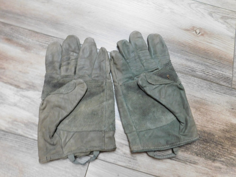 US ARMY  COW HIDE LIGHT  DUTY UTILITY  GLOVES SIZE LARGE
