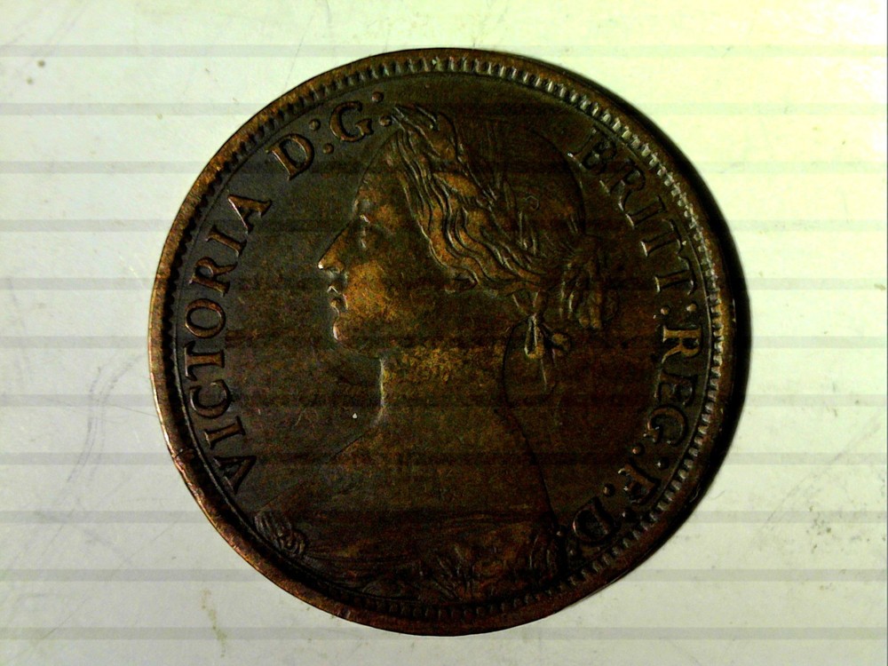 1861 Newbrunswick Half Cent from Canada.