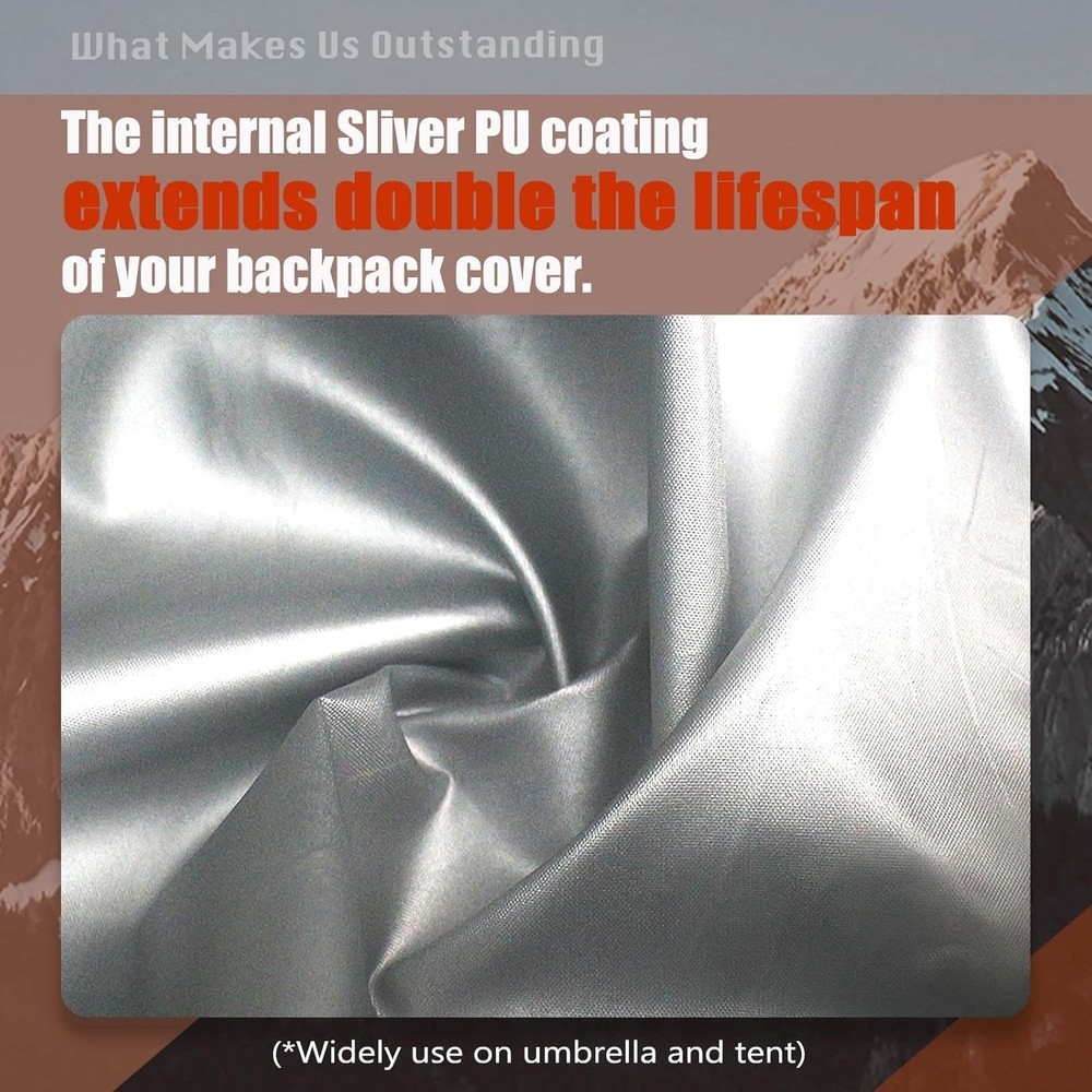 Lightweight Waterproof Backpack Rain Cover – Essential for Camping & Hiking