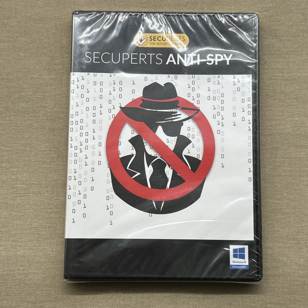 Secuperts Anti-Spy - The Security Experts (NEW) Windows 10 + Compatible Software