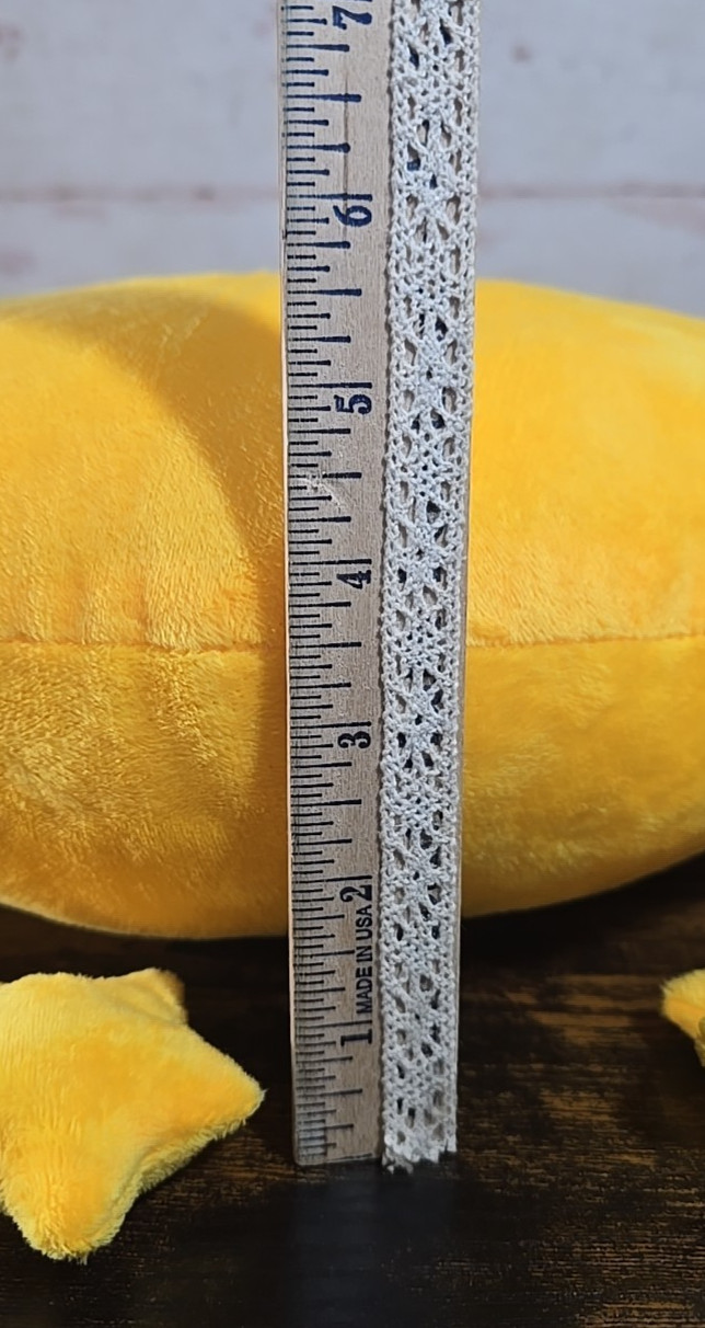 Newborn Photo Prop Moon Pillow & Stars Yellow Love You to the Moon Posing