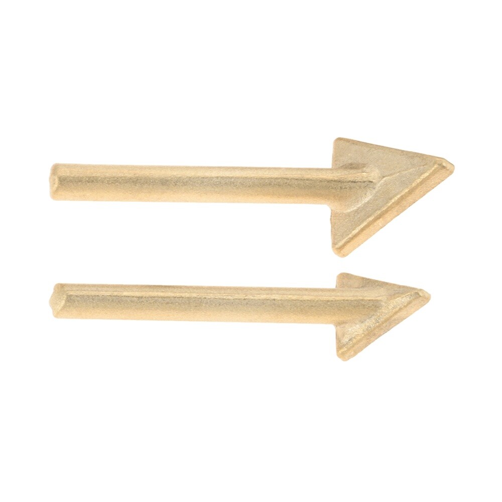 2pcs Triangle Iron Head(Large/Small) Brass Multi-functional Welding Repair Kit