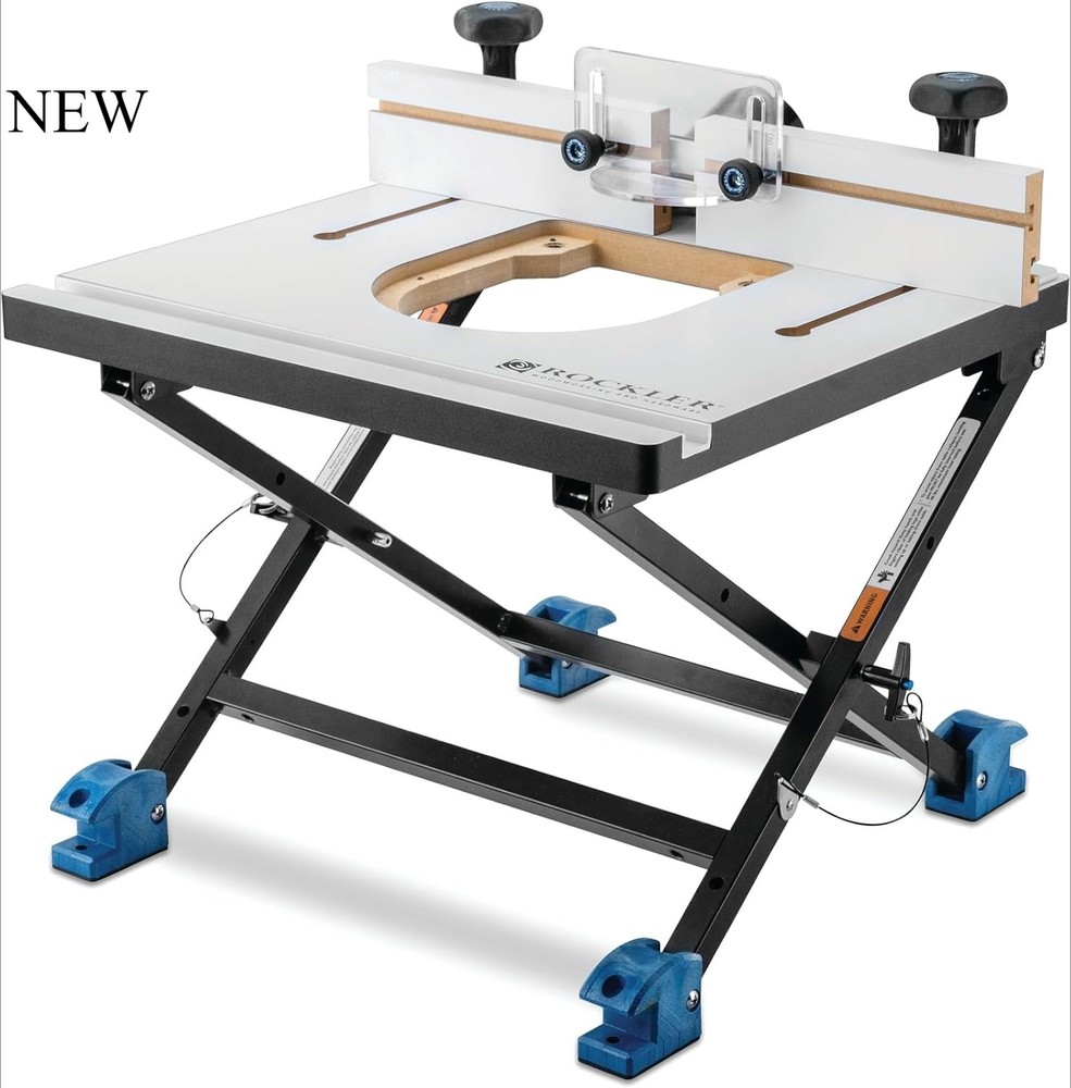 Rockler Convertible Benchtop Router Table, 1. Router Table