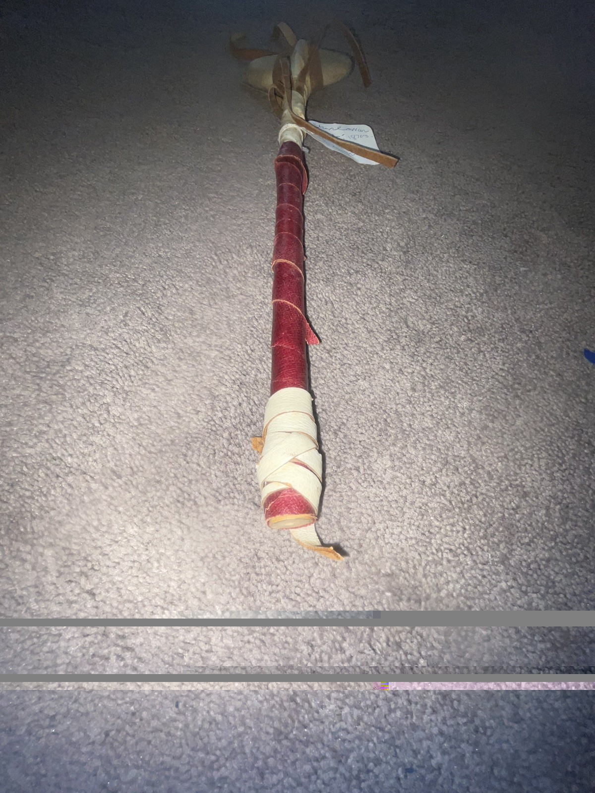 Antique 1870/80s Native American Indian Stone War Club Skull Crusher Estate Find