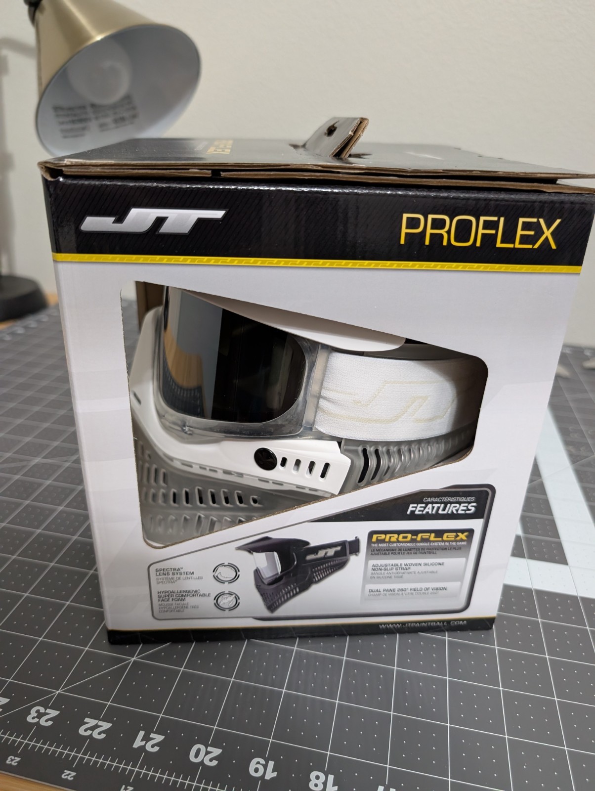 New JT Proflex Whiteout ICE Goggle (Pure white/clear) Limited Edition Committed