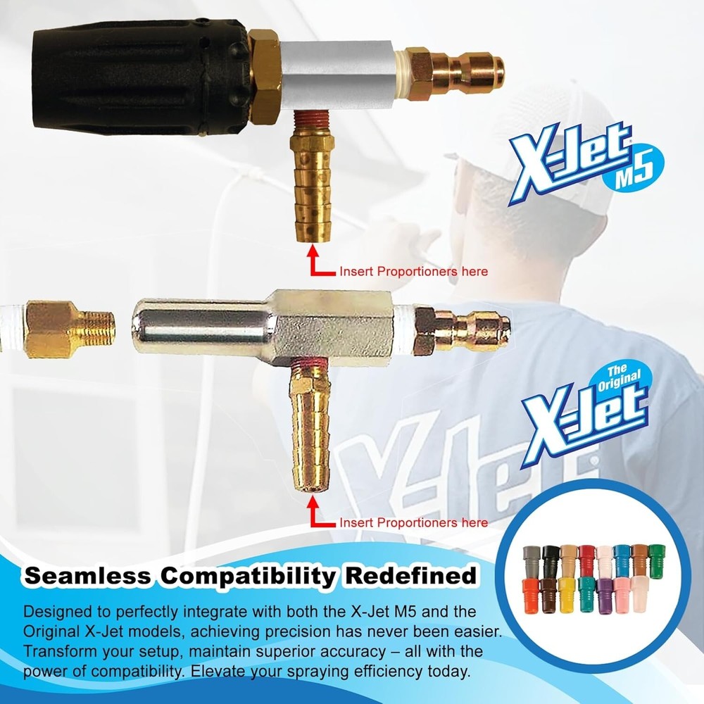 X-Jet 15-Piece Color Coded Proportioner Tip Kit