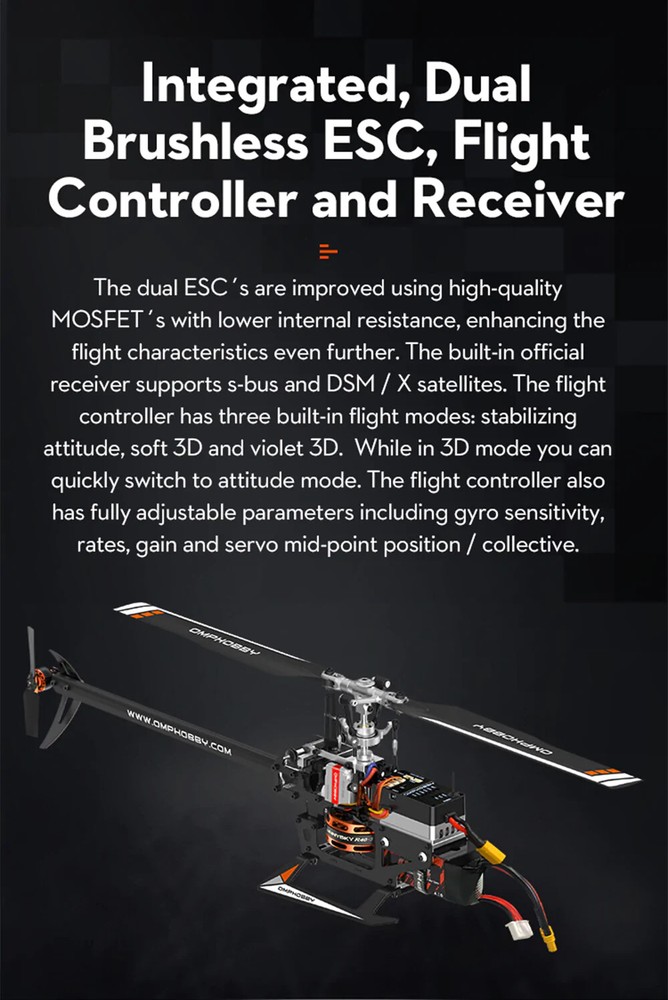 OMP Hobby M2 RC Helicopter Version V2 M2 BNF