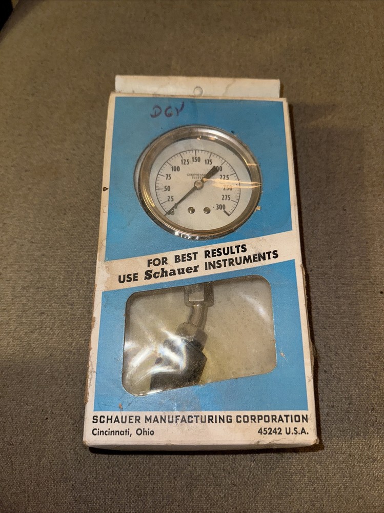 Vintage Schauer Compression Tester Model A8020