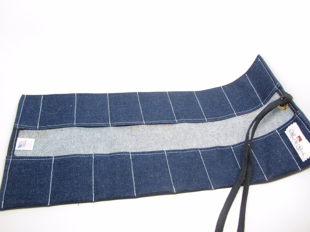 2 Ramelson Denim Tool Roll Holder Roll-up Hanging Pocket Pouch Chisels & Gouges