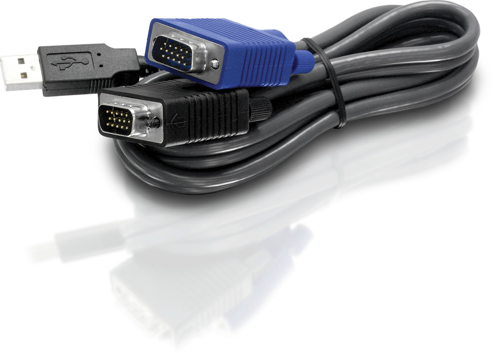 TRENDnet TK-CU15, 15ft USB/VGA KVM cable
