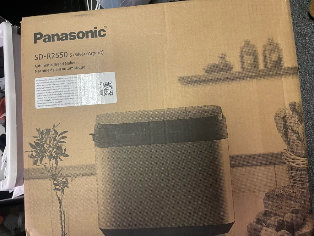 Panasonic SD-R2550 S Silver Automatic Bread Maker Machine