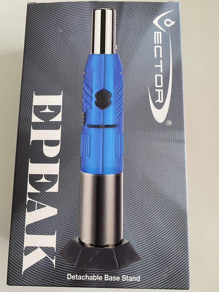 Vector EPEAK - Wind Resistant Single Jet Torch Lighter - Black 04 - New