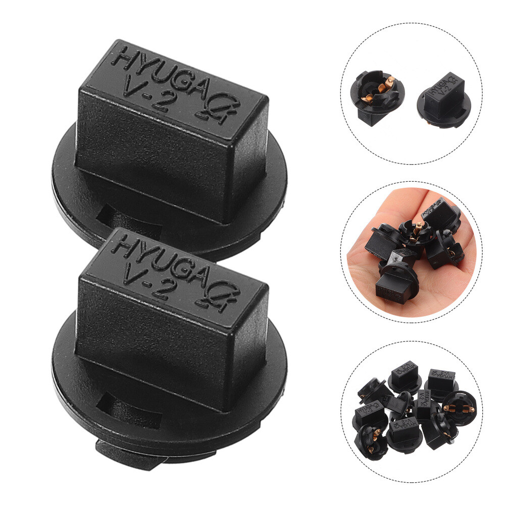 10Pcs Twists Lock Supply T10 168 Base Dash Light Bulb Socket Instrument Panel
