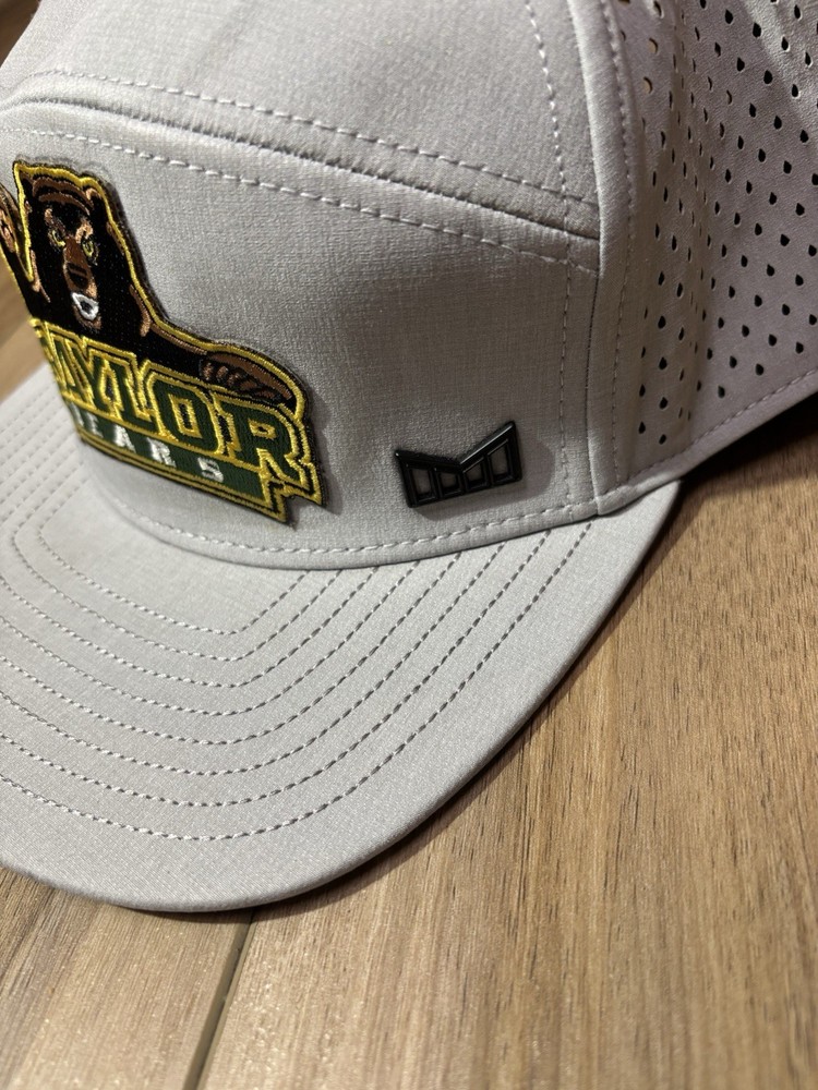 Melin Trenches Icon Hydro Hat Grey Baylor Bears Custom Patch 60cm