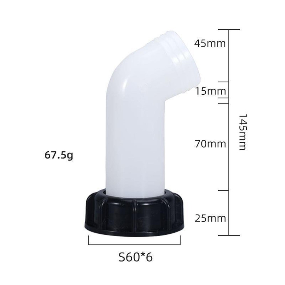 IBC Extension Drain Hose, IBC Container Tank Drain Cap, Easy