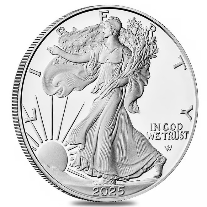 🔥🔥2025 W PROOF SILVER EAGLE - Congratulations Set with OGP and COA🔥🔥