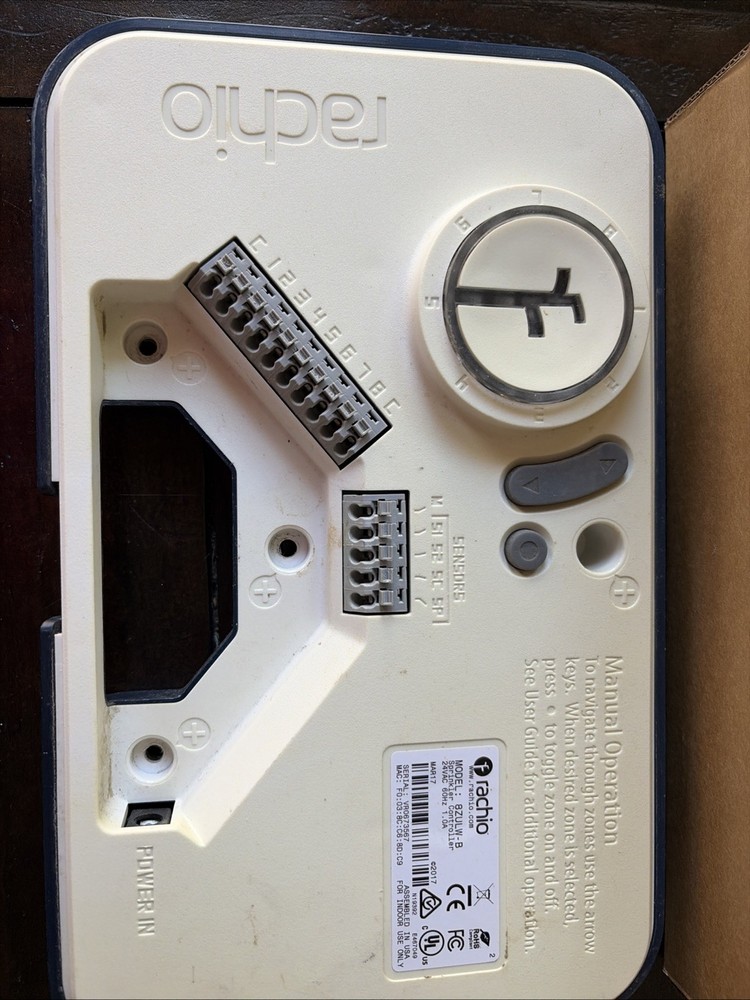 Rachio 8ZULW-B (2nd Generation) 8-Zone Smart Sprinkler Controller
