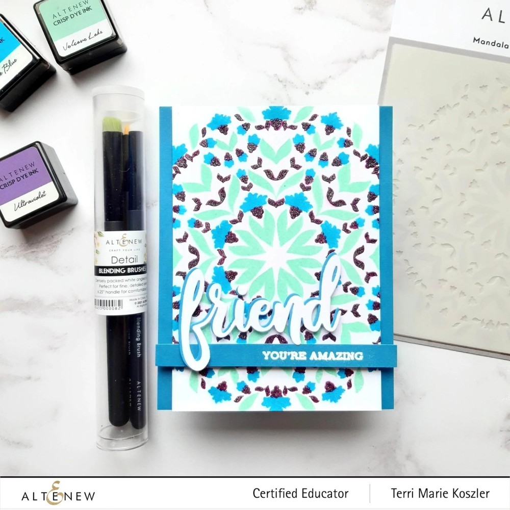 ALTENEW - LARGE ANGLED BLENDING BRUSH TOOL - 10mm