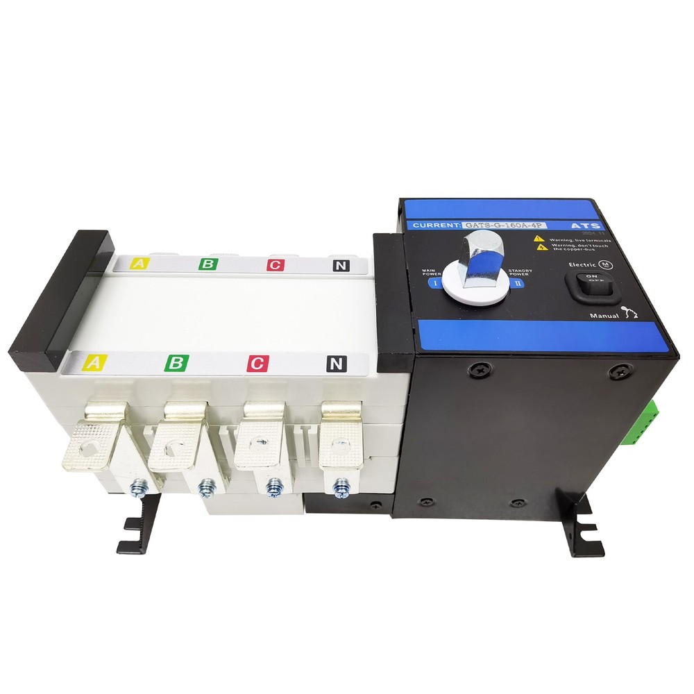 4P 160A ATS Dual Power Automatic Transfer Switch for Diesel Generator