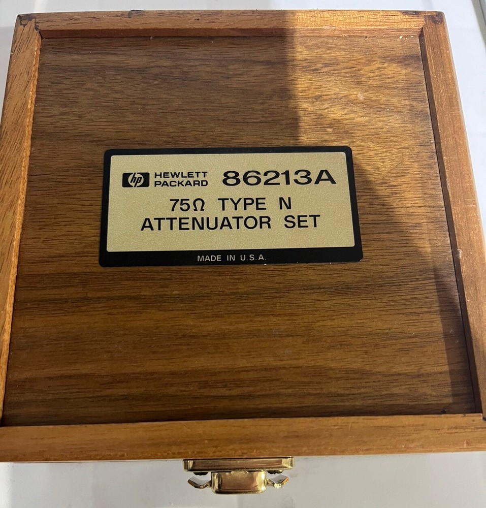 Hewlett Packard 86213A Attenuator Set, Type-N, 75-Ohm.