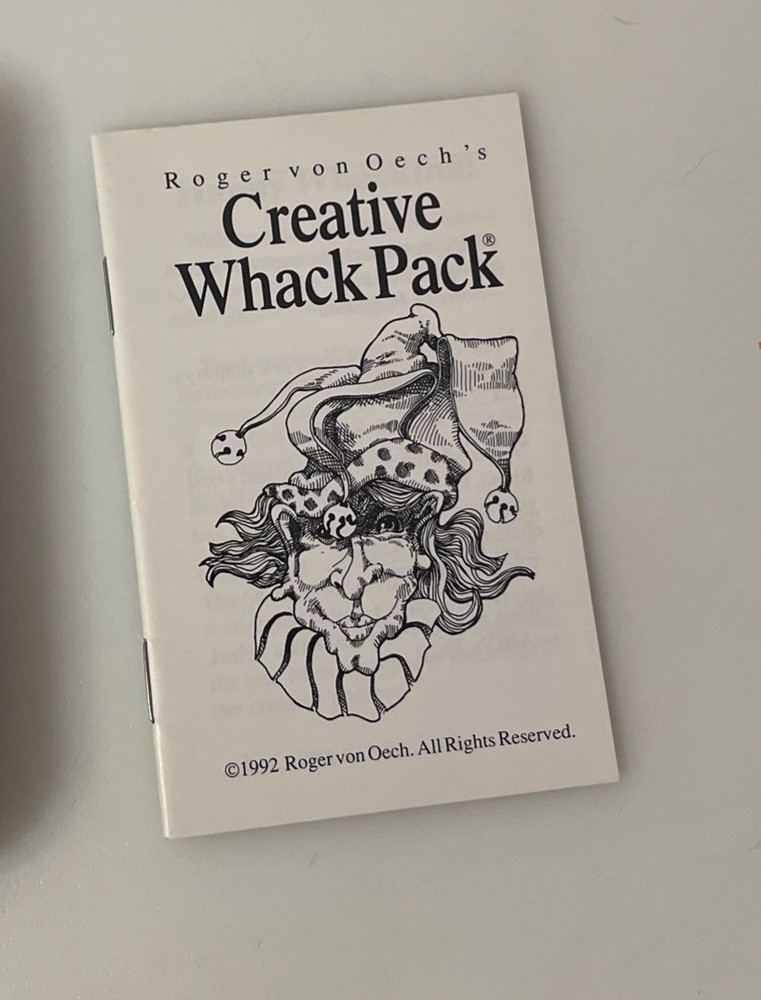 Roger Von Oech’s Creative Whack Pack 1992 Complete