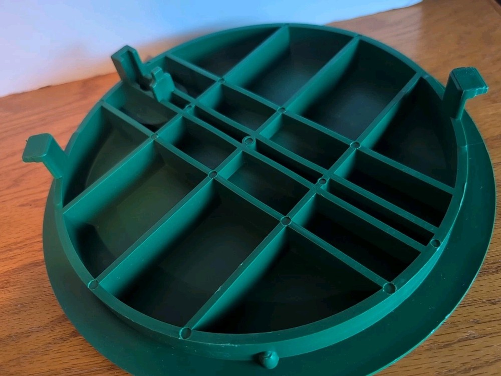 Round 10" Irrigation Control Valve Lid Green Plastic