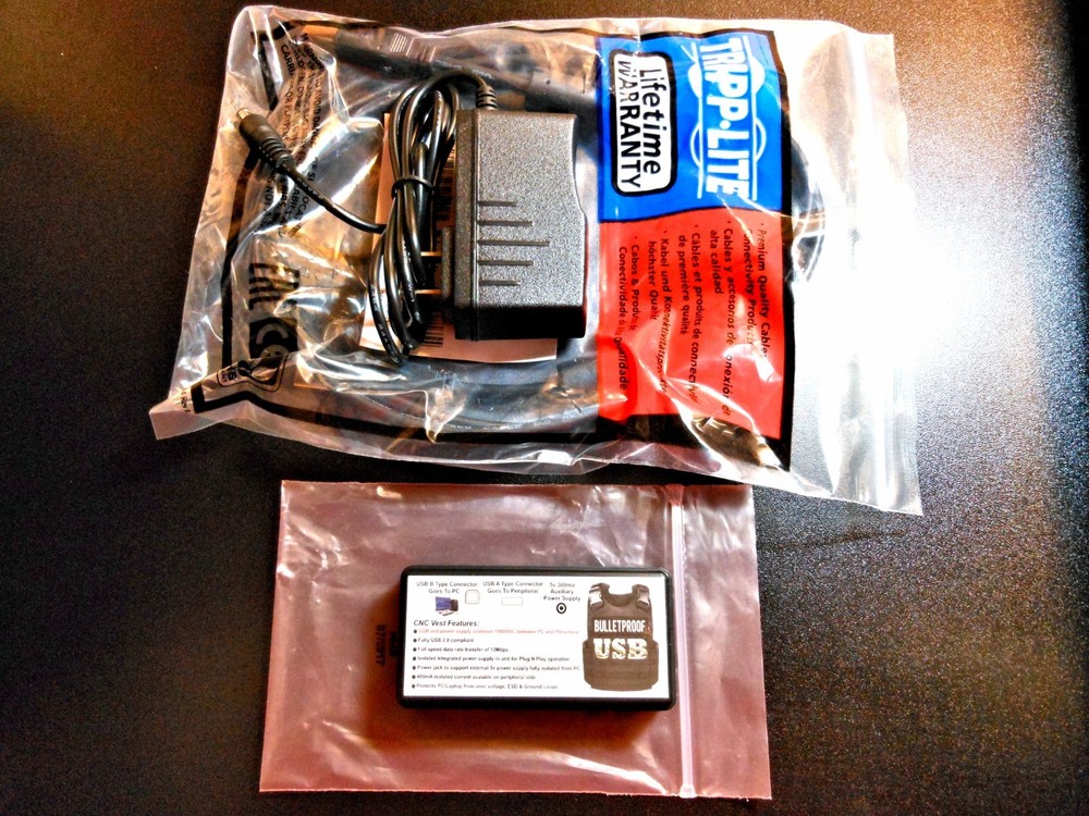 USB Isolator 1KV CNC UC-100 Ground Loop Eliminator Bullet Proof Protection