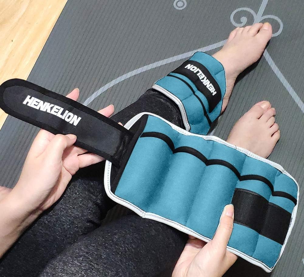 1 Pair Adjustable Ankle & Wrist Weights for Enhanced Training Experience