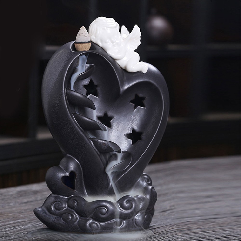Backflow Incense Holder Ceramic Backflow Incense Angel Backflow Incense Holder