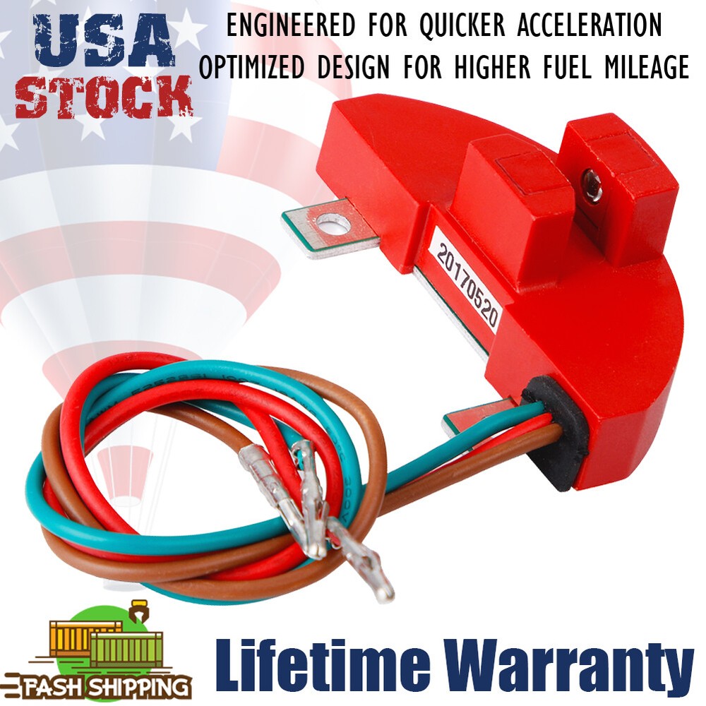 Red Ignition Control Module 605 Unilite & E-Spark For Distributor Conversion Set